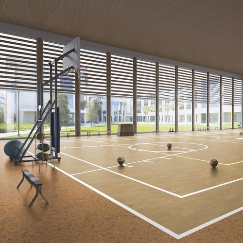 Pavimentazione sportiva da interno - MY TARAFLEX® PERFORMANCE  - Gerflor - Contract Sport & Contract Flooring - sintetica / minerale / per sale polivalenti