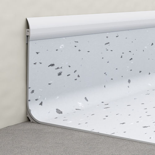 Profilo di finitura in PVC - CAPPING STRIP CLIP SYSTEM   - Gerflor - Contract Sport & Contract Flooring - per rivestimento di pavimenti / angolare tondo / bianco