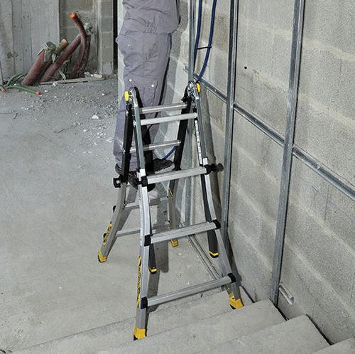 Scala professionale da lavoro - TT3  - CENTAURE - pieghevole / telescopica / in alluminio