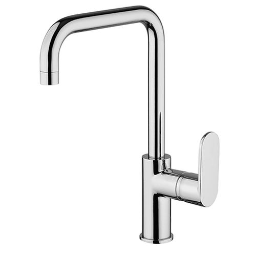 Miscelatore da appoggio - DOMUS : 18..572LL - Paini - in metallo cromato / da cucina / 1 foro