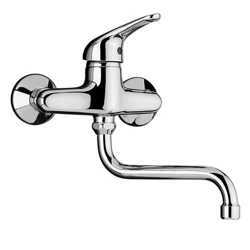 Miscelatore da parete - CRETA 100 : 42..501 - Paini - in metallo cromato / da cucina / 2 fori
