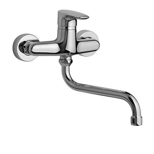 Miscelatore da parete - SMART : SM..501 - Paini - in metallo cromato / da cucina / 2 fori