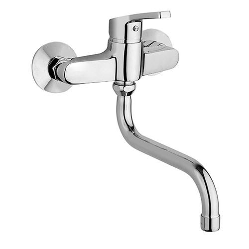 Miscelatore da parete - MIURA : MR..501 - Paini - in metallo cromato / da cucina / 2 fori