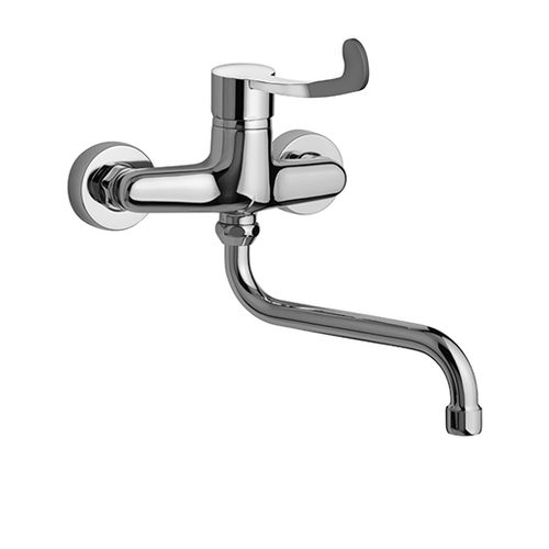 Miscelatore da parete - SMART MEDICAL : SH..501 - Paini - in metallo cromato / da bagno / 2 fori