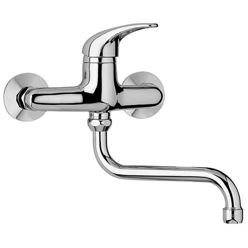 Miscelatore da parete - JOLLY : 69..501Z - Paini - in metallo cromato / da cucina / 2 fori