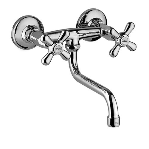 Miscelatore doppio comando da parete - LIBERTY : 17..501 - Paini - in metallo cromato / da cucina / 2 fori