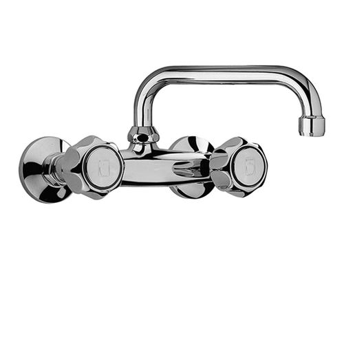 Miscelatore doppio comando da parete - ARNO : 37..502 - Paini - in metallo / da cucina / 2 fori