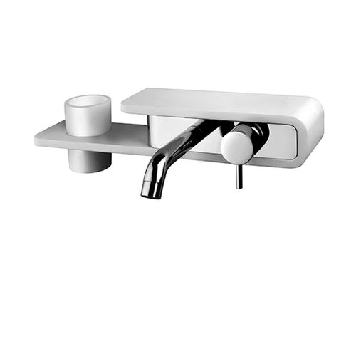 Miscelatore per lavabo - PAD: PDCR208BO  - Paini - da parete / in metallo cromato / da bagno