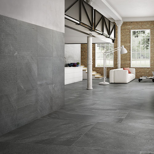 Piastrella in gres porcellanato - KIRKBY - CERAMICHE CAESAR - levigata / opaca / finitura naturale
