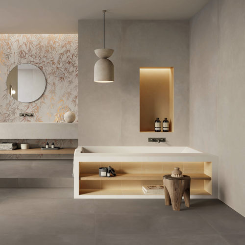Piastrella in gres porcellanato - LEAD - CERAMICHE CAESAR - opaca / da interno / da bagno