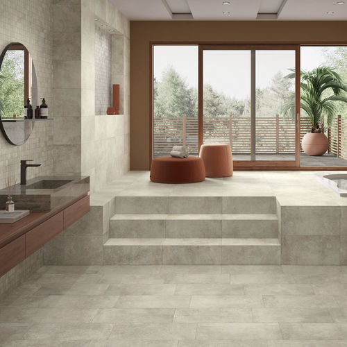 Piastrella in gres porcellanato - DUST - CERAMICHE CAESAR - opaca / da interno / da sala