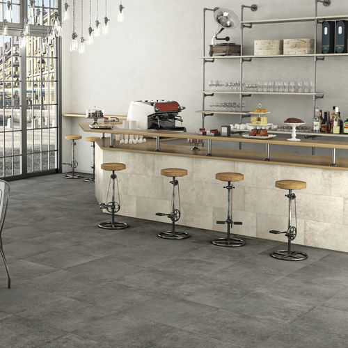 Piastrella in gres porcellanato - DARK - CERAMICHE CAESAR - opaca / da interno / da sala