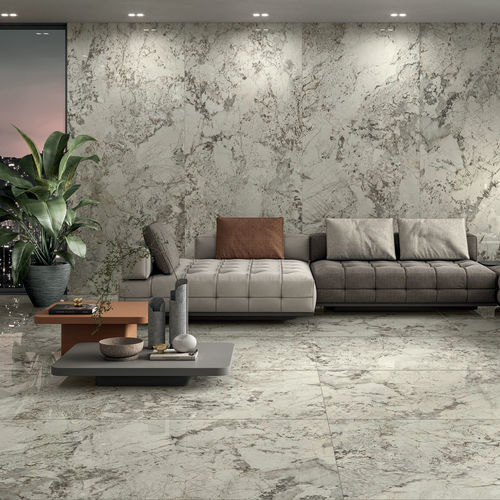 Piastrella in gres porcellanato - GLACIER - CERAMICHE CAESAR - levigata / da interno / da sala