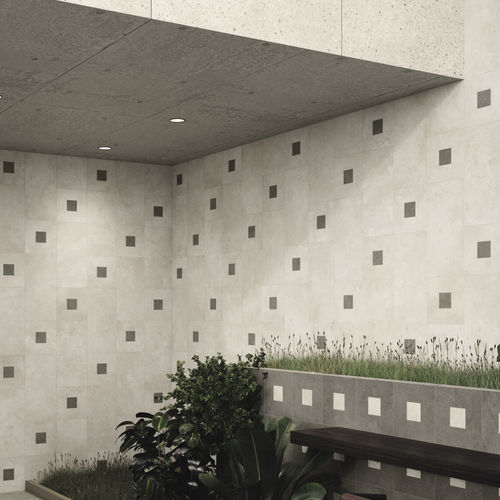 Piastrella in porcellana - CLEAR CHIPS - CERAMICHE CAESAR - opaca / da interno / da esterno