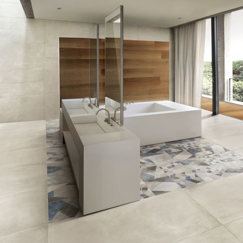 Piastrella in gres porcellanato - GESSO - CERAMICHE CAESAR - opaca / finitura naturale / da interno