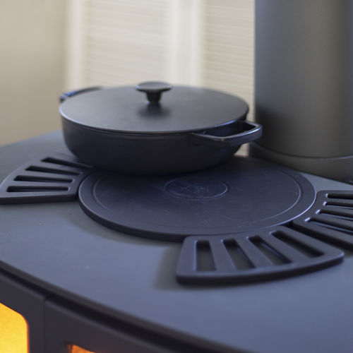 5 Lama Per Stufa A Legna Alimentata A Caldo Ventilatore A Legna - Foto 6