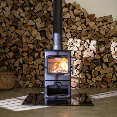 Stufa a legna - AIRE 300 INTELLIGENT - CHARNWOOD - 0 - 5 kW / da appoggio / contemporanea