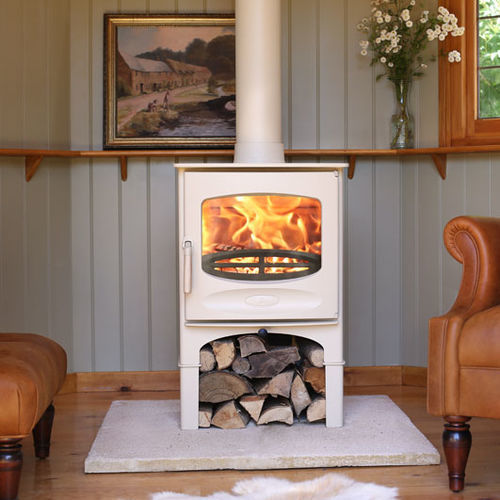 Stufa a legna - C-FIVE - CHARNWOOD - 0 - 5 kW / 5 kW...10 kW / a pavimento
