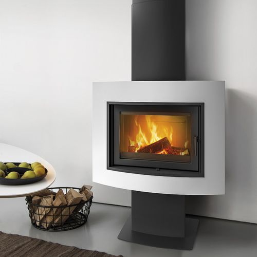 Stufa a legna - SPHERIC - BRISACH SAS - 5 kW...10 kW / 10 kW...20 kW / con piedi