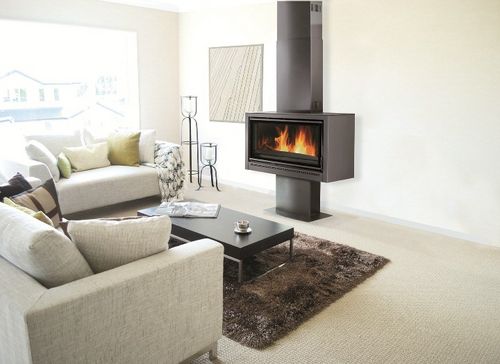 Stufa a legna - VARIO 100 POD - BRISACH SAS - 6 kW / 10 kW...20 kW / contemporanea