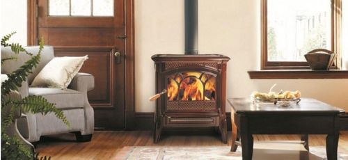 Stufa a legna - COTTAGE - BRISACH SAS - 10 kW...20 kW / tradizionale / in ghisa