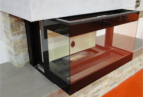 Inserto per camino trifacciale - FACEL 800 3V - Cheminées de Chazelles - a pellet