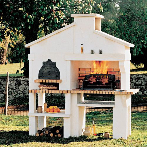 Barbecue a legna - MEDOC - Cheminées de Chazelles - fisso / in pietra / in ghisa