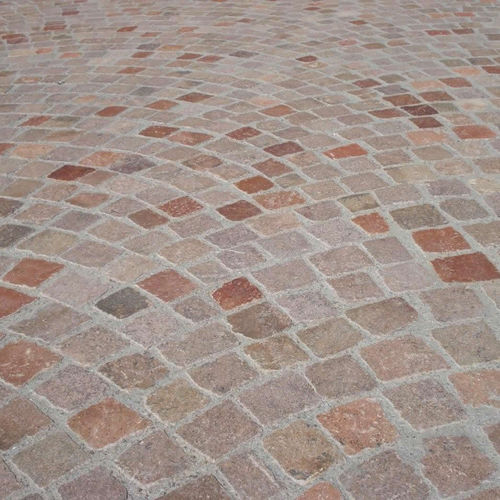 Pavé in pietra naturale - SAHARA GOLD MAROCCO – COARSE - COLOMBINI S.P.A. - carrabile / per pedoni / per spazio pubblico