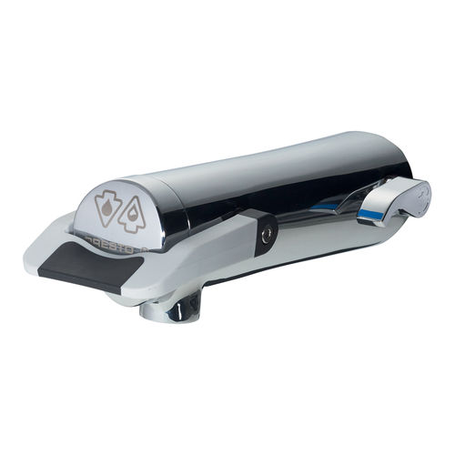 Miscelatore per lavandino - NE® DUO S : 68056 - PRESTO - da parete / temporizzato / in ottone cromato