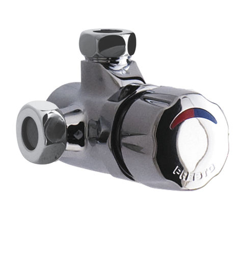Miscelatore da doccia - ALPA S® : 35166 - PRESTO - da parete / temporizzato / in metallo cromato