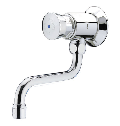 Rubinetto per lavandino - 612 : 31815 - PRESTO - da parete / temporizzato / in ottone cromato