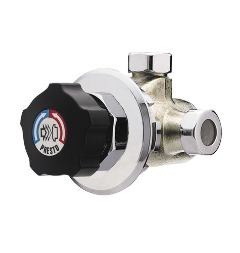Miscelatore da doccia - ALPA : 35906 - PRESTO - da parete / temporizzato / in ottone cromato
