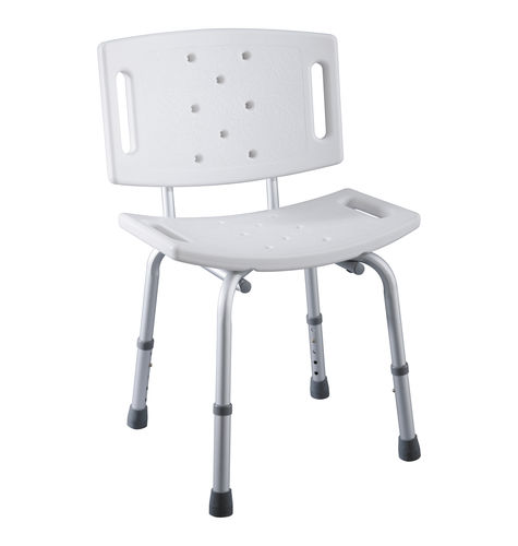 Sedile per doccia fisso - 60648  - PRESTO - da appoggio / in plastica / in acciaio