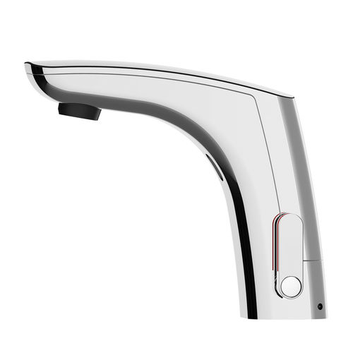 Miscelatore per lavabo - NOVA® : 55375 - PRESTO - da appoggio / elettronico / in metallo cromato