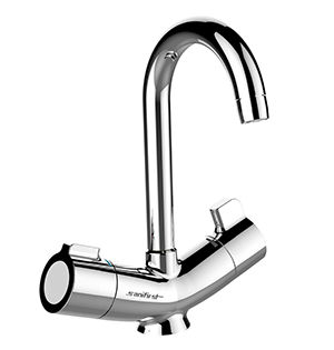 Miscelatore per lavandino - MASTERMIX - PRESTO - da appoggio / termostatico / in ottone cromato