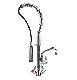 Miscelatore doppio comando da appoggio - 70830 Mini - PRESTO - meccanico / in metallo / da cucina