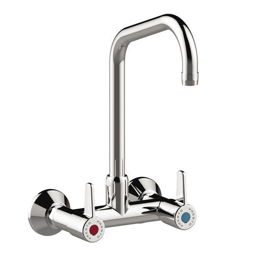 Miscelatore doppio comando da parete - CHEF&reg; 70840 - PRESTO - in ottone cromato / da cucina / 2 fori