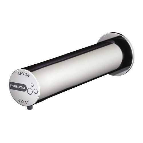 Distributore di sapone per edifici pubblici - 60380 - PRESTO - per bagno pubblico / da parete / in metallo cromato