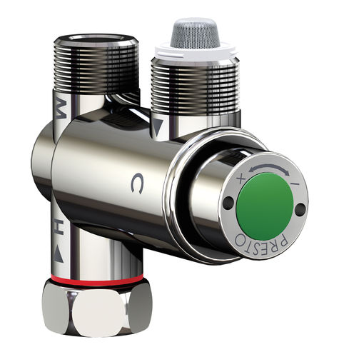 Miscelatore per lavandino - 29009 - PRESTO - da parete / termostatico / in ottone