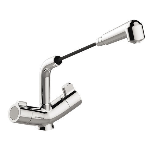 Miscelatore da appoggio - SANIFIRST MASTERMIX&reg; 74047 - PRESTO - termostatico / in zama cromato / da interno