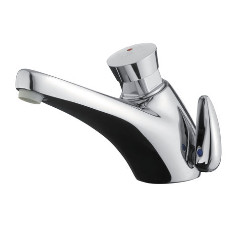 Miscelatore per lavandino - 3000 : 68032 - PRESTO - da appoggio / temporizzato / in ottone cromato