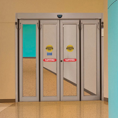 Porta da interno - SW200i-Fold - ASSA ABLOY Entrance Systems - in metallo / a ventola / a libro