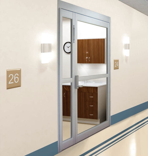 Porta d'ingresso - VersaMax 2.0 ICU - ASSA ABLOY Entrance Systems - in metallo / battente / contemporanea