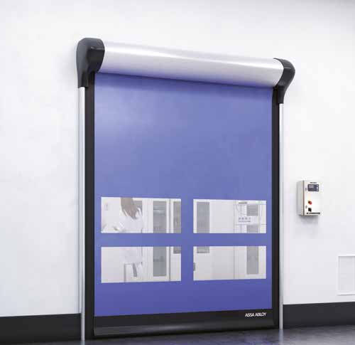 Porta industriale avvolgibile - HS-GAT - ASSA ABLOY Entrance Systems - in PVC / automatica / di sicurezza