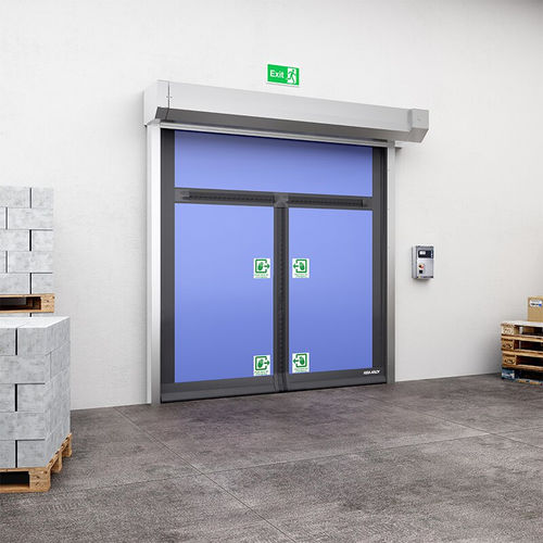 Porta industriale avvolgibile - HS90-Series - ASSA ABLOY Entrance Systems - in PVC / automatica / di sicurezza