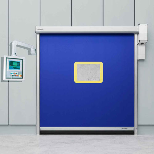 Porta industriale avvolgibile - RP400  - ASSA ABLOY Entrance Systems - in alluminio anodizzato / in PVC / automatica