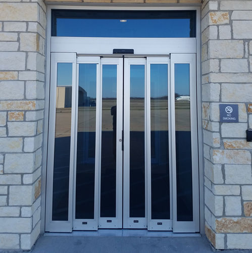 Sistema scorrevole in metallo - SL500 T67 - ASSA ABLOY Entrance Systems - per porta in vetro / corridori a scomparsa / per edifici pubblici