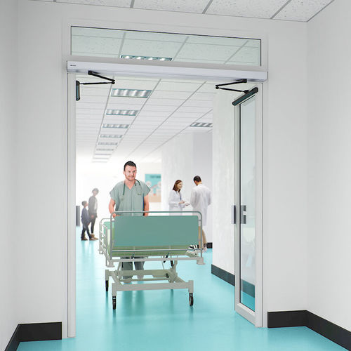 Automazione apertura a doppio battente - SW300 - ASSA ABLOY Entrance Systems
