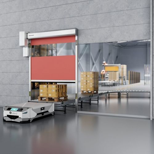 Porta industriale ad avvolgimento - RP100 SIMPLYSAFE - ASSA ABLOY Entrance Systems - avvolgibile / di acciaio / in acciaio galvanizzato