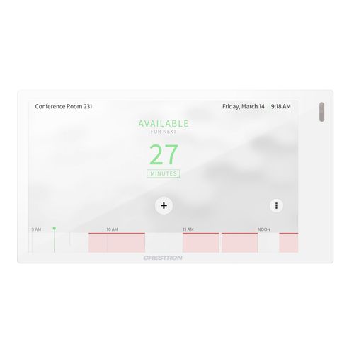 Touch screen per sistema domotico - TSW-570-W-S - CRESTRON - a muro / con display digitale / personalizzabile